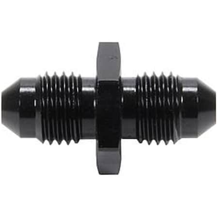 Allstar Performance Flare Union -4 AN Male to 4 AN Male; Black ALL50091